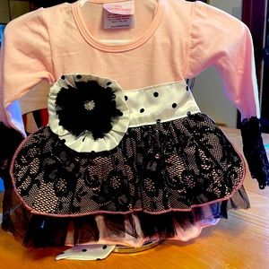 2 Pc set Lillian Lace Pink